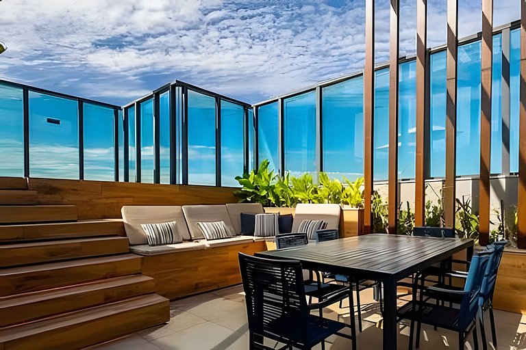 Apto Completo na Praia | 3 Quartos e Suíte