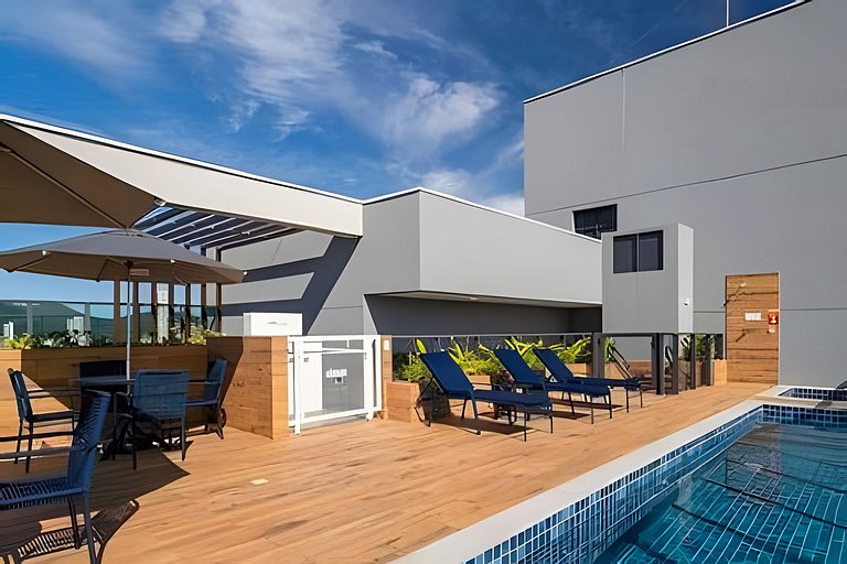 Apto Completo na Praia | 3 Quartos e Suíte