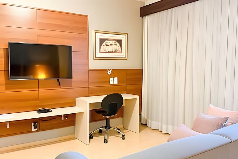 Queen Bed Unit; Home Office and Pool