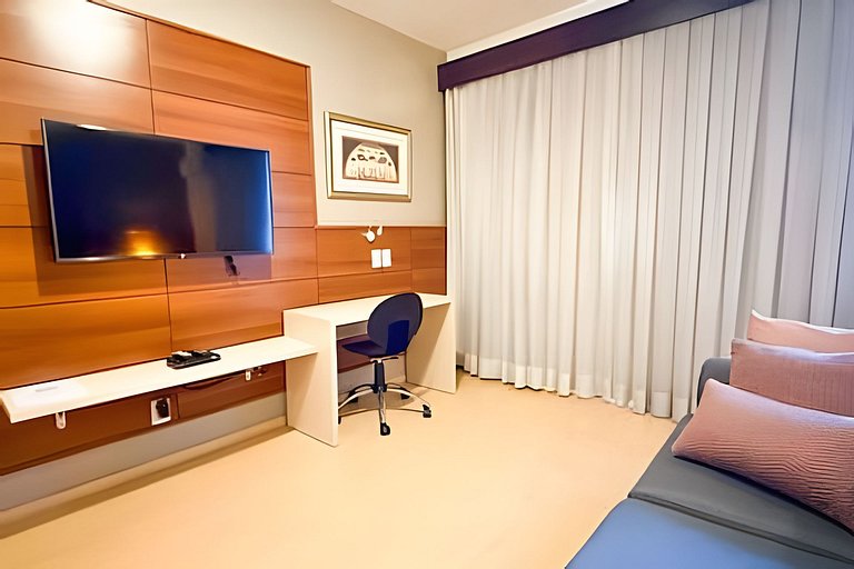 Queen Bed Unit; Home Office and Pool